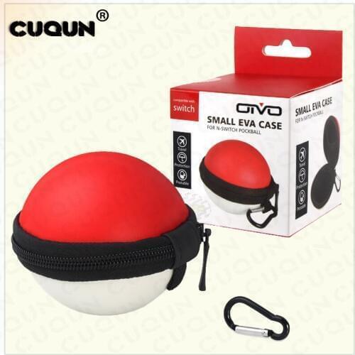 Carry Case Bag Fits PokeBall Bag for Nintend Switch Poke Ball Plus Controller Storage Bag EVA Protective Game Bag for Switch NS