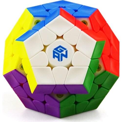 GAN Magnetic Megaminx 12sided Magic Cube stickerless speed professional 12 Sides Puzzle Cubo Educational Toys for Children Gift