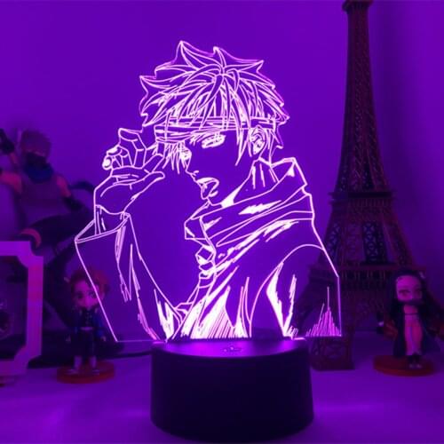 Gojo Satoru LED Night Light new Anime Jujutsu Kaisen Room decoration light child christmas Birthday Gifts table anime decor