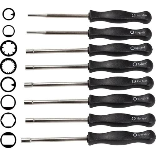 E65B 8 Pcs Carburetor Crewdrivers Compatible with Screwdriver 2-cycle Carburetor Engines Trimmer Weeder Accessories Parts