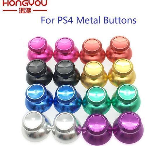 10Pair Metal 3D Analog Joystick thumb Stick grips Caps Replacement Repair for playstation 4 PS4 For XBOX ONE Gamepad Control