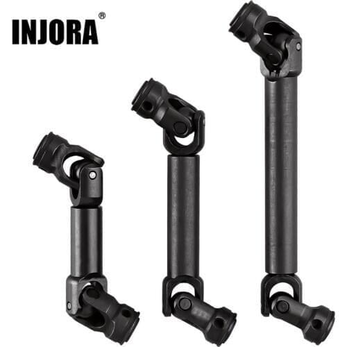INJORA Metal Heavy-Duty Drive Shaft for 1/10 RC Crawler Car Axial SCX10 90046 AXI03007 TRAXXAS TRX-4 TRX-6 Redcat Gen8 D90 TF2