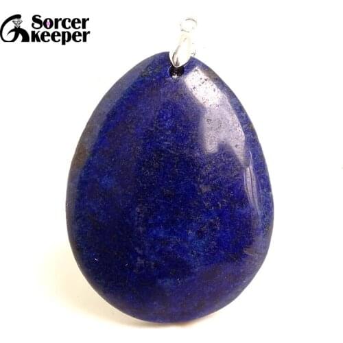 Mens Bijoux Blue Lapis Lazuli Beads Necklaces & Pendants Natural Stones Beads for Jewelry Making Accessories Womens Gift BE007