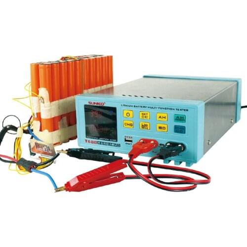 Battery Tester Parameter Test SUNKKO T688 18650 Lithium Battery Pack Battery Aging Test Discharge Internal Resistance Test