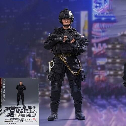 FS73024 1/6 Chinese Special Forces Lightning Commando Swat Joint Soldier Model Full Set In Stock