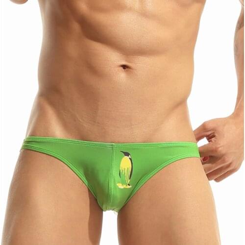 Sexy Print Seobean Brand Underwear Men Briefs Super Low Waist Male Lingerie Under Wear Funny Man Underpants Slips Cuecas Shorts