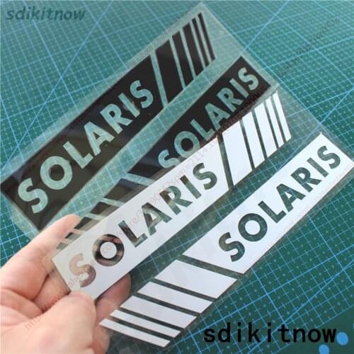 2pcs/lot Car Rearview Mirror Sports Sticker Sports Decal For hyundai solaris solaries 2011 2012 2013 2017 2018 accessories