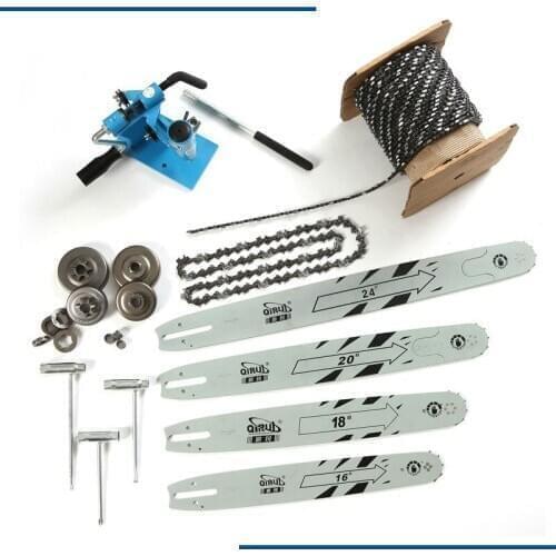 Chainsaw filing vise