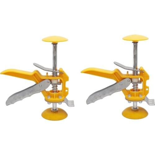 2PCS Auxiliary Tool for Tiling Tiles on the Wall to Level the Top Height of the Tile Riser Adjustment Locator