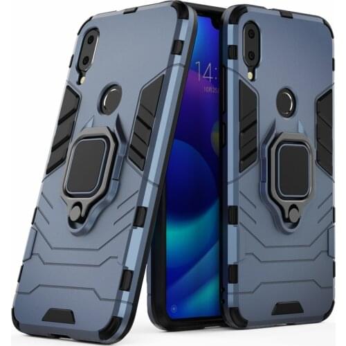 For Xiaomi Mi Play Case Shockproof Ring Stand Bumper Silicone + PC Phone Back Cover For Xiaomi Mi Play miplay Funda Capa Coque