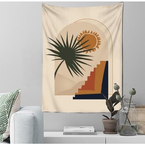 Japanese Style Mountain Lake Landscape Winter Tapestry For Bedroom Wall Hanging Blanket For Living Room Home Decoration Bohemia