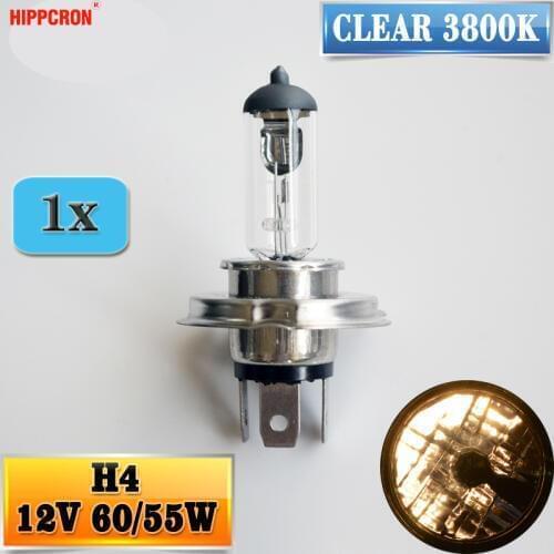 Hippcron H4 Halogen Bulbs (P43t)