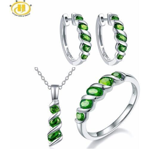 Ювелирные наборы HUTANG GEMS & JEWELRY China At AliExpress