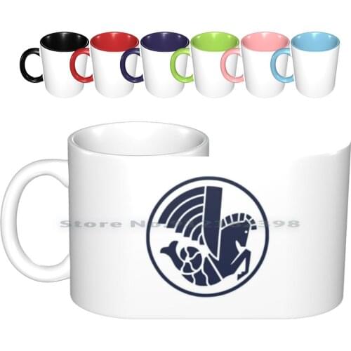 Air France Ceramic Mugs Coffee Cups Milk Tea Mug Air France Logo Air La Crevette Creative Trending Vintage Gift Bottle Cup