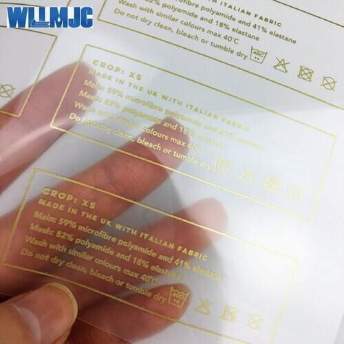 Factory wholesale adhesive heat transfer labels print for garment