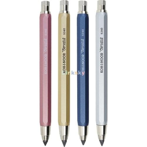 KOH-I-NOOR 5.6mm Diameter Mechanical Clutch Lead Holder Pencil ,All Metal,Artists Mechanical Pencil 5.6mm,Art supplies