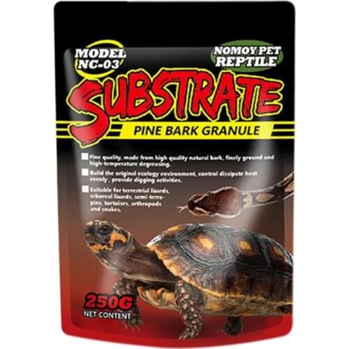 Reptile Bark Chips Substrate for Reptiles 8.8oz Small Large Sized Particles Pine Chips Reptile Bedding for Lizard Turtle