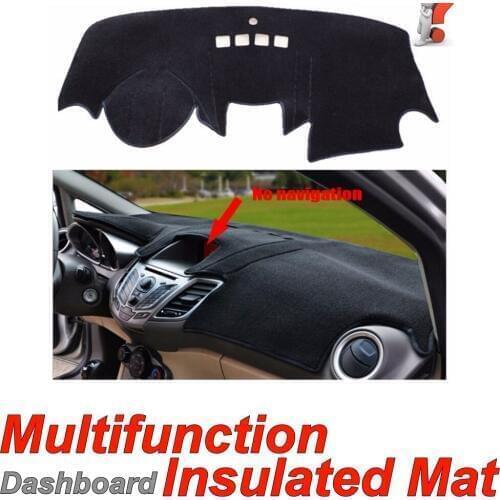 Dashboard Mat Original Factory Shape pad Protection Cover Carpet Dashmat Special Model For Ford Fiesta ST 2008~2016