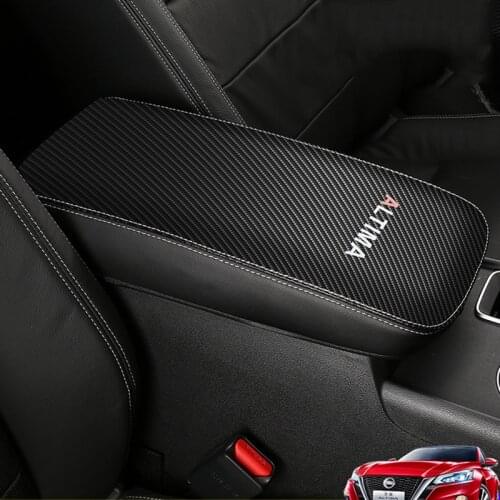 Lsrtw2017 Car Center Armrest Cover Storage Box Pad Moldings for Nissan Teana Altima 2019 2020 2021 Accessories Auto Styling