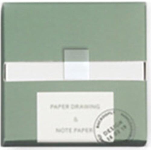 Minimalist Sticky Note Self-Stick Pad Note Memo Pad Planner 7.8x7.8cm 100 Sheet/pad for Stationery School Supplies UY8