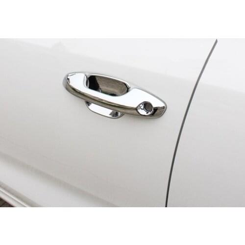 For Kia Rio 4 X-line 2017 2018 2019 2020 ABS Chrome Door Handle Cover Trims Car Decoration Styling Accessories