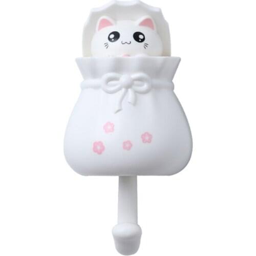 2021 New Creative Cartoon Cat Decorative Hook Decorative Hanging Hook Wall Mounted Hook