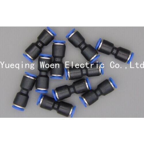 PU-16 a lot Straight one touch plastic pneumatic tube fitting 16mm quick pipe connector hose air PU-16 union joint