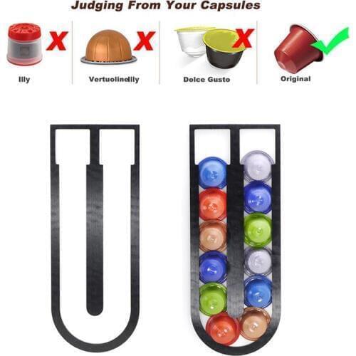 Coffee Pods Holder Iron Chrome Plating Stand Coffee Capsule Storage Rack Dolce Gusto Capsule Dispensing Tower Stand