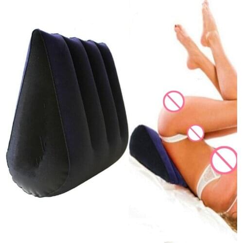 Portable Aid Wedge Sex Pillow Body Positions Support Pads Triangle Sexy Love Cushion Couples Furniture Adults Inflatable Pillows