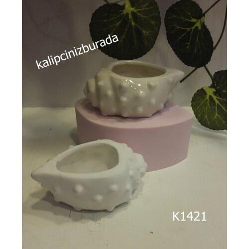 Mussels flower pot silicone mold