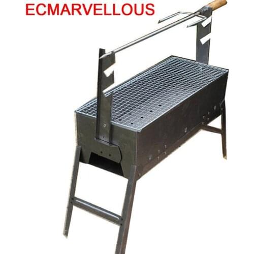 Asador Grille Portable Plate Smoker Korean Bbq Barbeque Charbon De Bois Kebab Churrasco Barbecue For Outdoor Commercial Grill