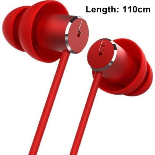 Universal 3.5mm Wired Earphone 9D Sound TPE Cable In-ear Sleeping Ear Buds for Game Live Streaming