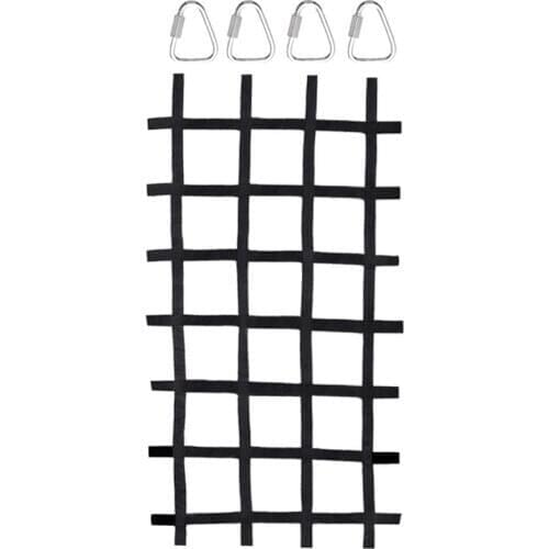 Indoor/Outdoor Climbing Net (90 Inches x 48 Inches)-Playground Freight Net-Swing Climbing Net-Children Climbing Net