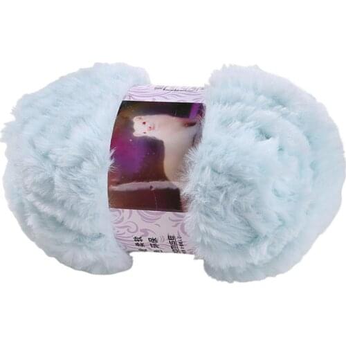 1 Roll 50g Fluffy Skin-frendly Crochet Thread Polyester Clear Texture Knitting Cotton Yarn Clothing Accessories Apparel Sewing