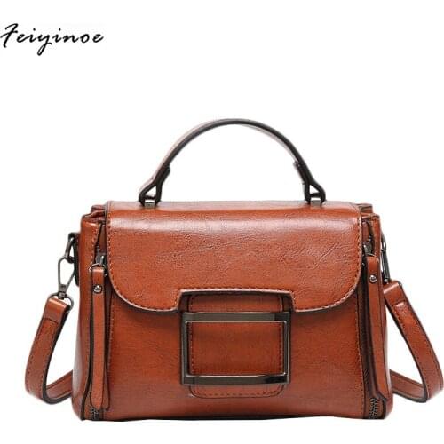 2020 Spring Real Genuine Leather Handbag Handbags Woman Small Vintage Crossbody Bags For Womens Shoulder Messenger Bag Female