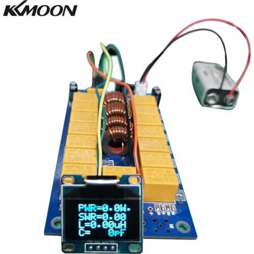 ATU-100 1.8-50MHz Mini Professional Automatic Antenna Tuner DIY Kits with 0.96 Inch OLED Firmware Programmed