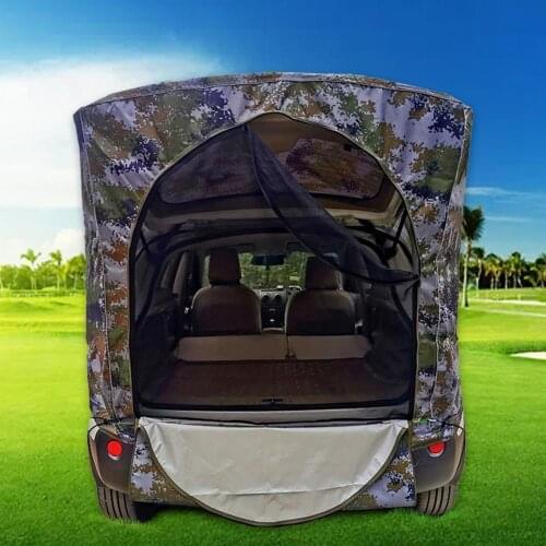 Car Rear Tent Waterproof Outdoor Self-driving Tour Equipment Camping Canopy Tail Ledger Picnic Travel Awning SUV Trunk Tent