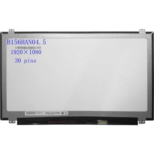 B156HAN04.5 120HZ 72% NTSC 15.6'' laptop lcd Display IPS Panel Screen FHD Matte eDp 30Pin