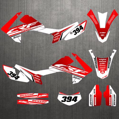 Free customized 3M Stickers Graphics Decals kit For HONDA CRF250L 2012 2013 2014 2015 2016 2017 2018 2019 2020 CRF 250L CRF-250L