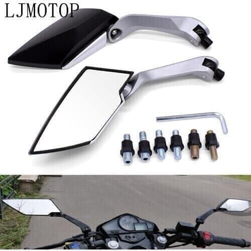 1 Pair Motorcycle RearView Mirror Handlebar Side Mirrors 8 10mm For BMW C600 C650 Sport C650GT C400GT S1000RR S1000XR s1000r