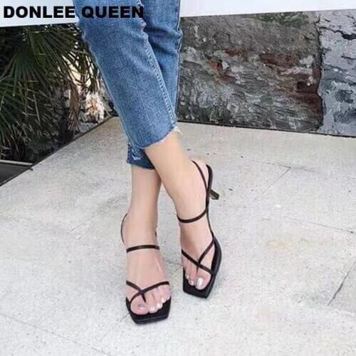 DONLEE QUEEN Women's Open Toe Shoes