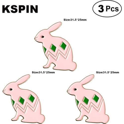 Rabbit Lapel Pin Brooches Pins Flag badge Brooch Badges