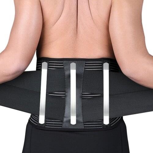 New Design Alioy Bone Breathable Double Pull Support Belt Back Braces Waist Treatment of Lumbar Disc Herniation Muscle Strain