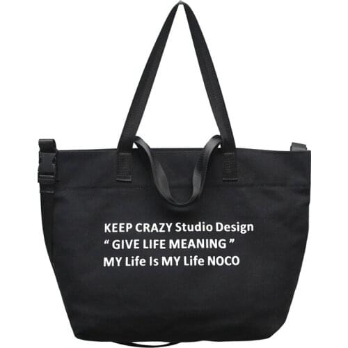 Canvas Bag Couple Shoulder Bag Computer Bag Tote Bag Bags Men Hip Hop Womens Handbag Literary Messenger Bag
