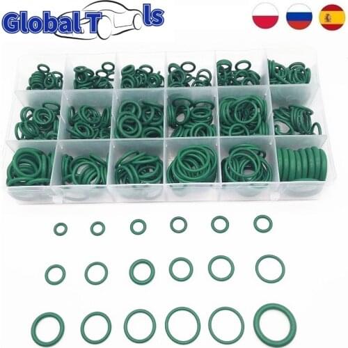 Air Conditioning 270PCS Rubber O-rings Rubber Refrigerant Ring Sets HNBR ORings Assortment O-Rings Car Repair Tool Seal O-ring