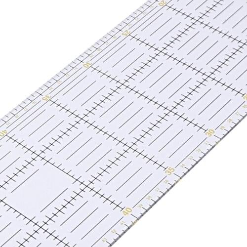 30/45/60cm Quilting Sewing Patchwork Ruler Cutting Tool Thick Transparent DIY E56C