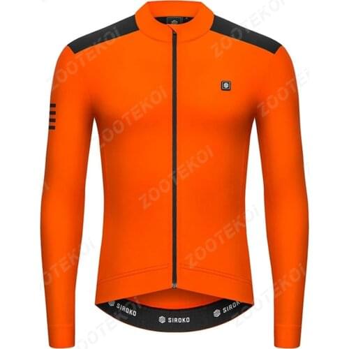 SIROKO Cycling Men long Sleeve jerseys Spring Autumn Outdoor Team Bike MTB Bike Quick Dry Thin Coat Ciclismo Cycling Equipment