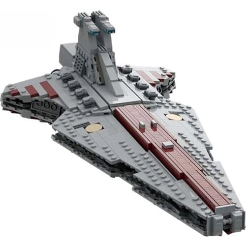 NEW Plan UCS Venator Republic Attack Cruiser Set Space Wars MOC-37121 Buidling Blocks Bricks Model DIY Toys Children Gifts