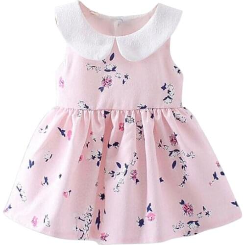 Girl Dress Princess Costume 2020 Kids Clothes Flower Robe Dress Children Sleeveless Dresses