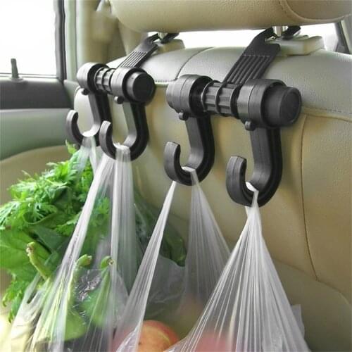 Portable Car Seat Back Storage Hook Sundries Hanger Bag Holder Universal Multifunction car hook Fastener & Clip